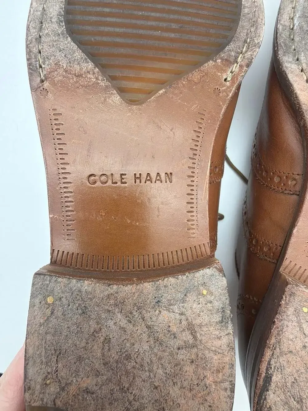 Cole Haan Grand.OS Cambridge Wingtip Oxford Leather Dress Shoes